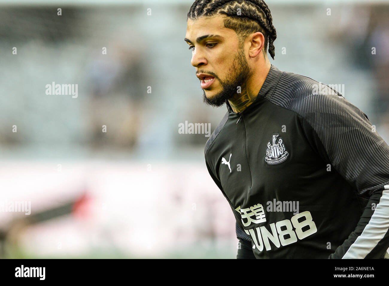 27 octobre 2019, St James's Park, Newcastle, Angleterre, Premier League, Newcastle United v Wolverhampton Wanderers : DeAndre Yedlin de Newcastle United Credit : Iam brûler/News Images Banque D'Images