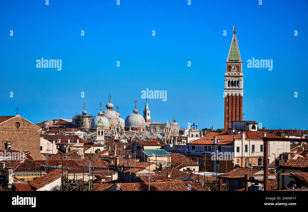 Vue du Fondaco dei Tedeschi Venise Italie Banque D'Images