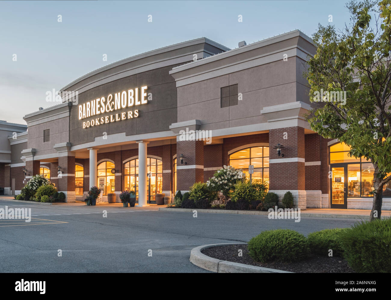 New Hartford, New York - 18 août 2019 : les librairies Barnes and Noble, avec plus de 700 magasins dans tout le pays, Barnes et Noble Inc. est le plus important des livres au détail Banque D'Images