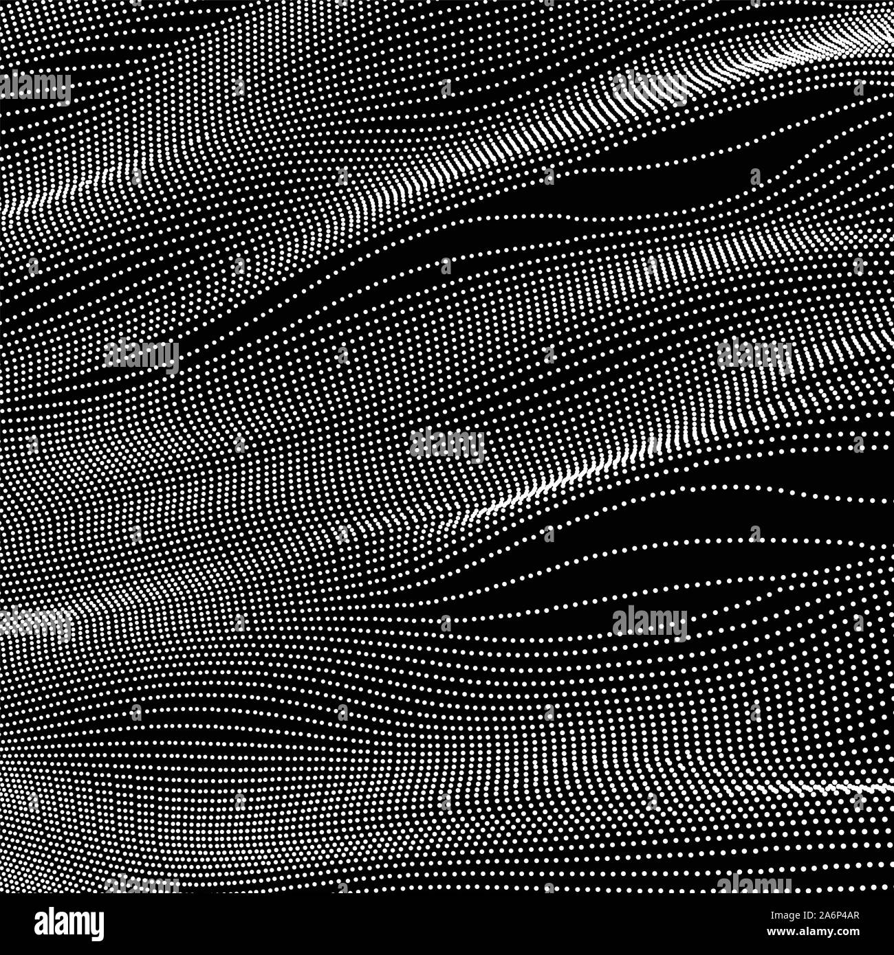 Tableau avec particules Dynamique. La technologie 3D de style futuriste. Résumé fond. La texture. Points lumineux. Vector Illustration. Illustration de Vecteur