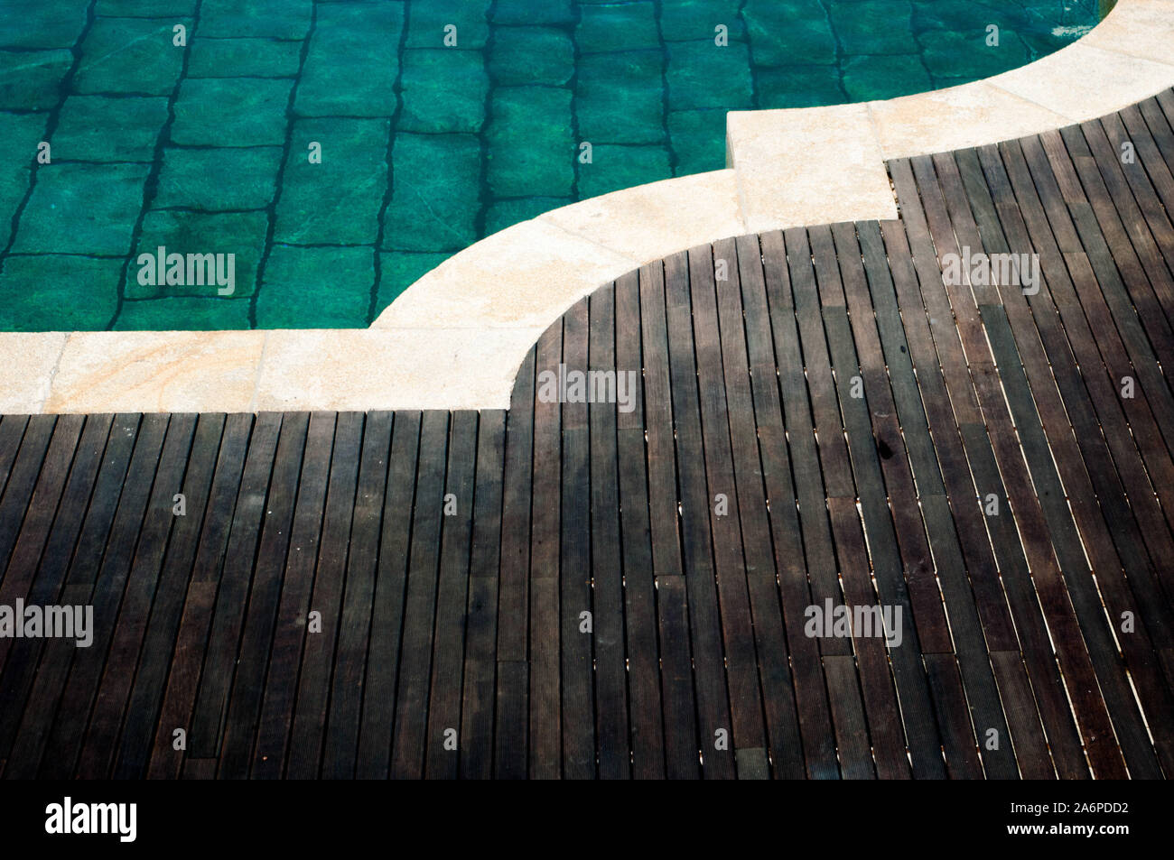 Détail d'une Piscine Banque D'Images