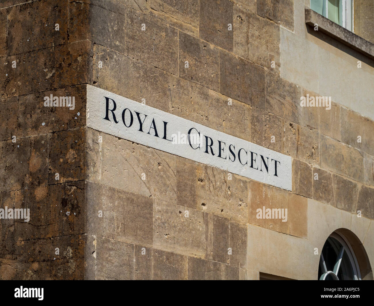 Royal Crescent, Bath, Royaume-Uni. Banque D'Images