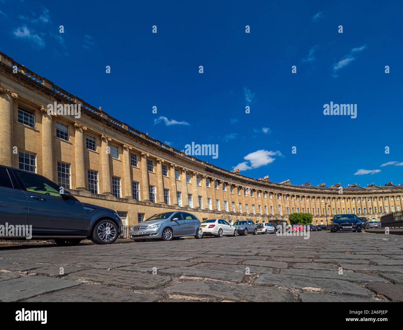 Royal Crescent, Bath, Royaume-Uni. Banque D'Images