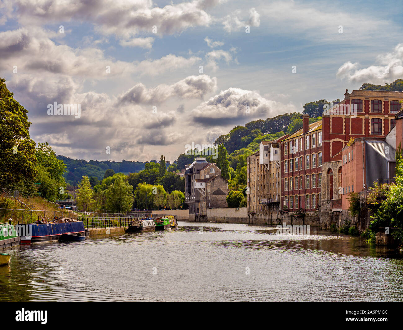 Rivière Avon, baignoire, Somerset, Royaume-Uni. Banque D'Images