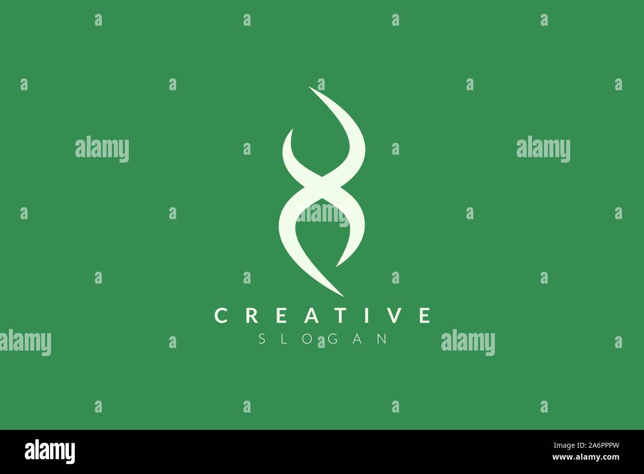 La conception de la lettre X ressemble à la structure de l'ADN. Moderne et minimaliste vector illustration design adapté à des groupes communautaires, des entreprises, et prod Illustration de Vecteur