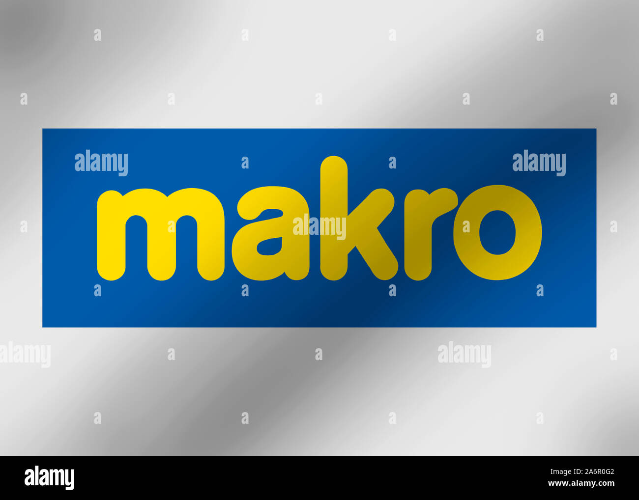 Logo Makro Banque D'Images