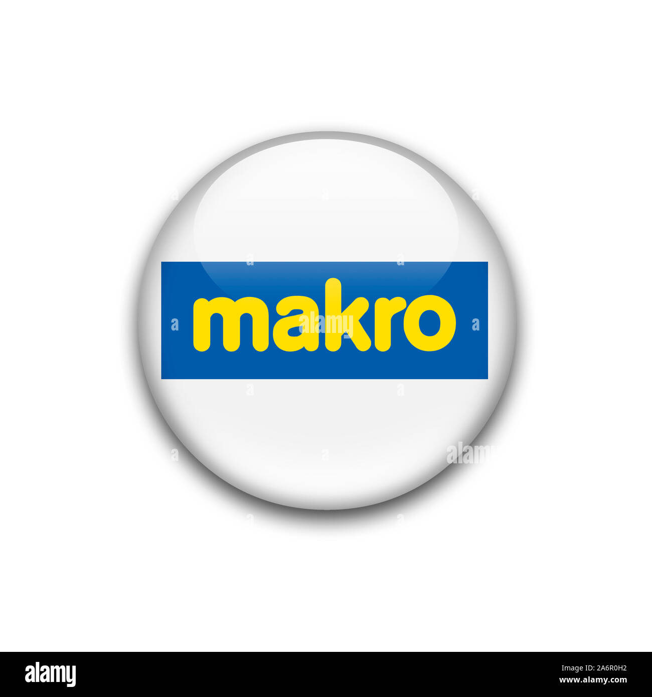 Logo Makro Banque D'Images