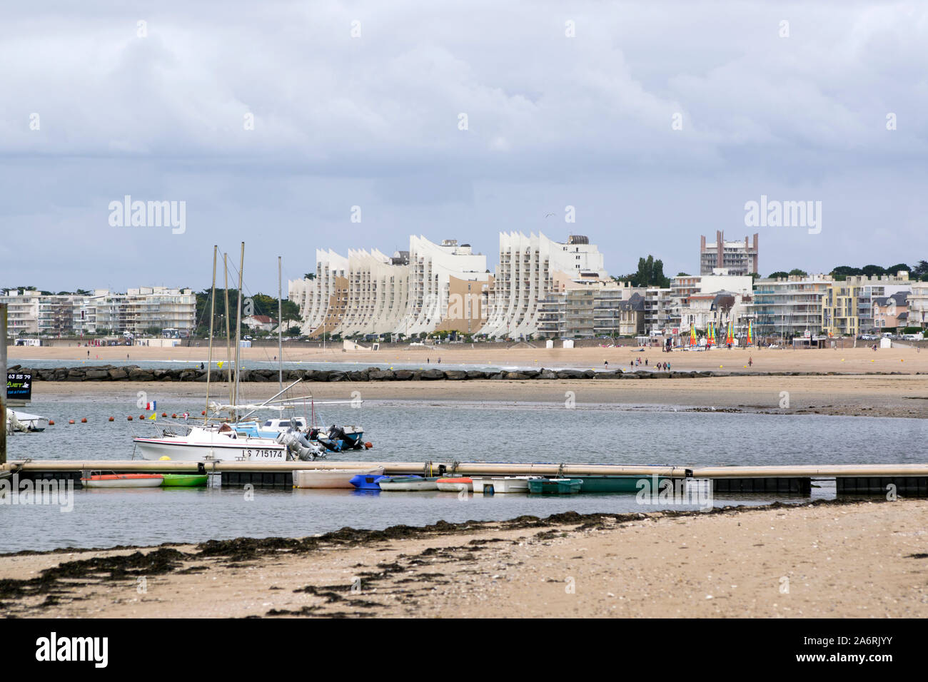 La Baule-Escoublac et Pornichet beach Banque D'Images