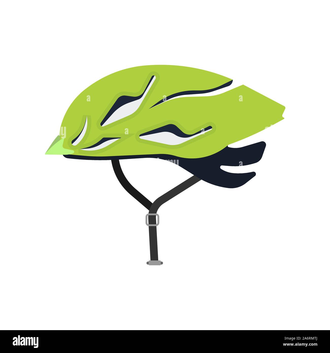 Casque de vélo sport télévision cycle vecteur icône. La sécurité à vélo de course de la tête de l'activité de protection. Transport de matériel personne hat Crash Illustration de Vecteur