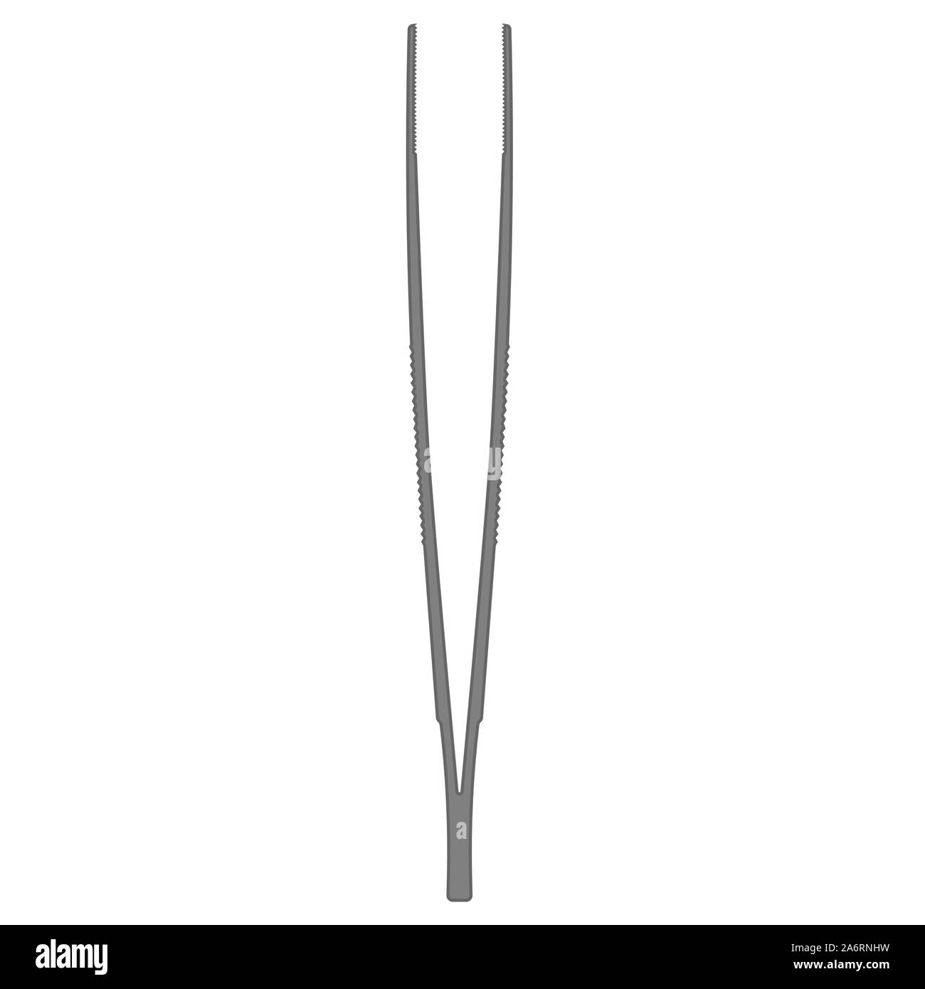 Cosmétique de brucelles outil beauté matériel vecteur blanc isolé. Soins Forceps pince sourcil. Pinces Fournitures maquillage coiffure Illustration de Vecteur