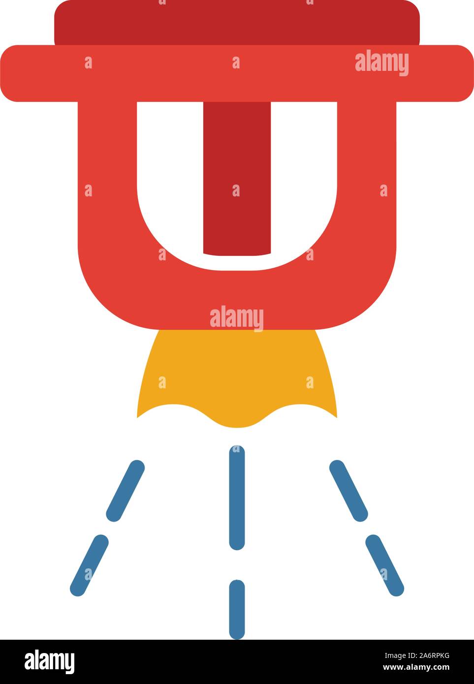 L'icône de l'incendie. L'élément simple de la sécurité incendie collection. L'icône de feu créatif pour les modèles, les logiciels et les applications Illustration de Vecteur