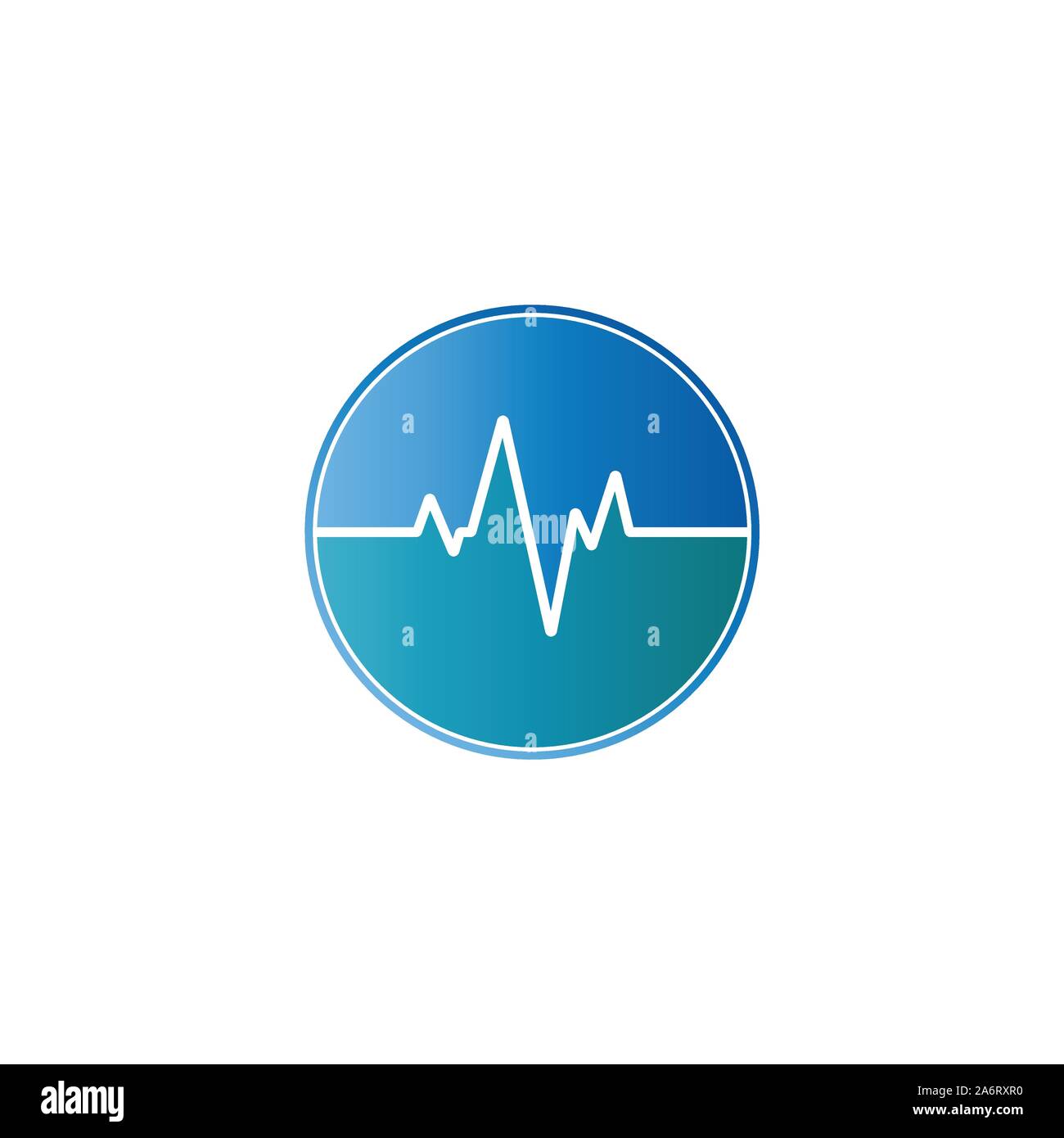 Centre médical logo design. Logo logo cercle, en bonne santé, hôpital- logo Vector Illustration de Vecteur