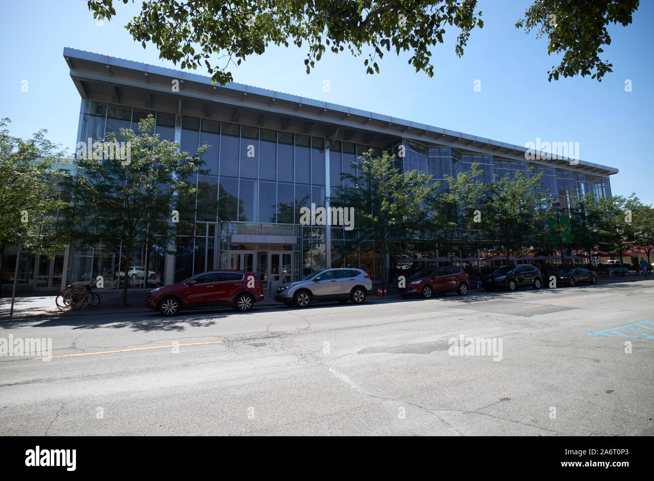 Les communes de la communauté à l'intérieur et de l'espace événements Columbus Indiana USA Banque D'Images