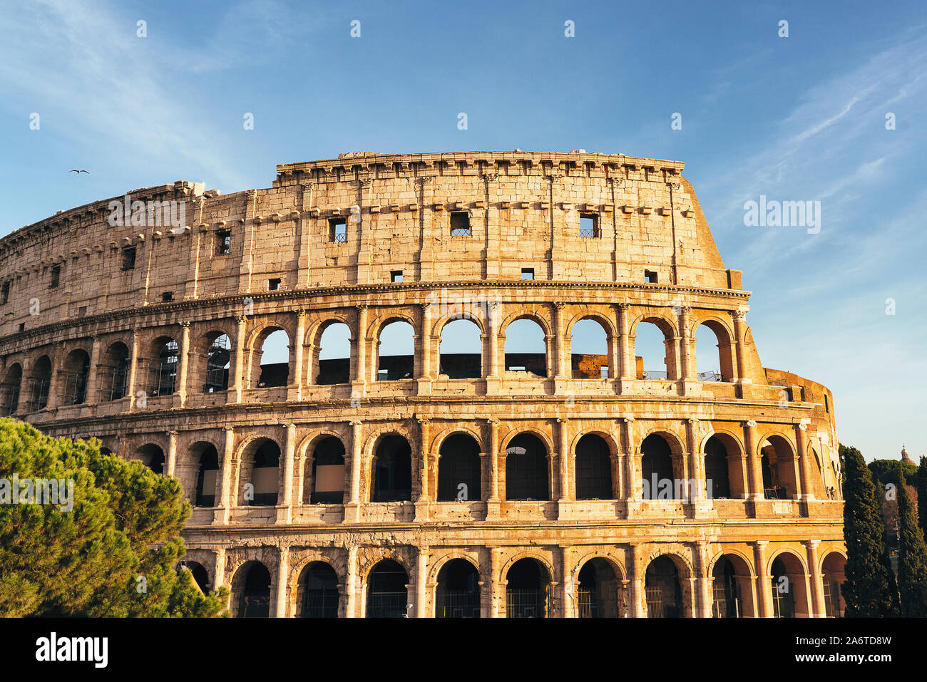 Rome Colisée ou le théâtre du Colisée, Rome, Italie Banque D'Images