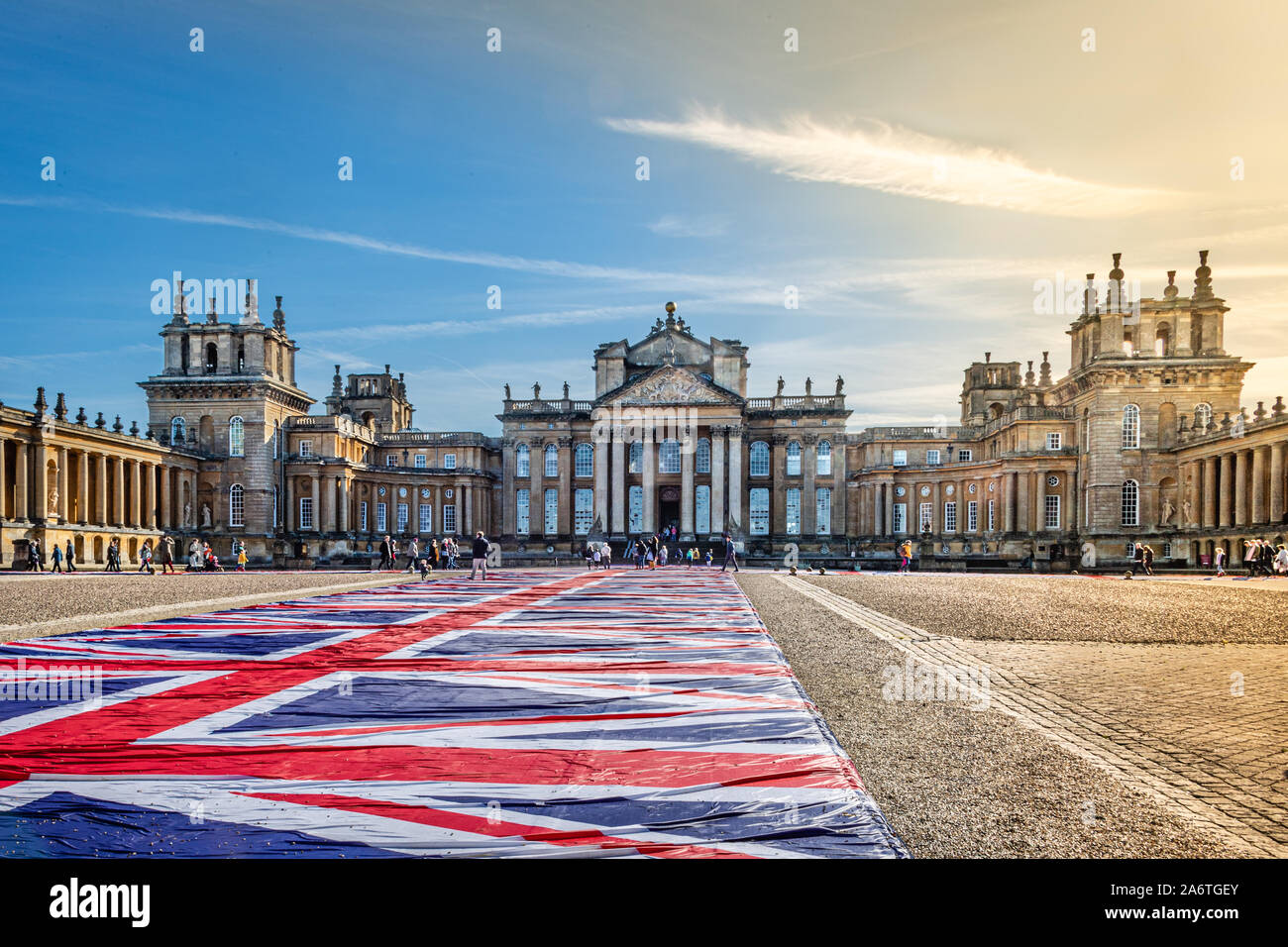 Le Palais de Blenheim, Woodstock, Oxon, UK. Banque D'Images