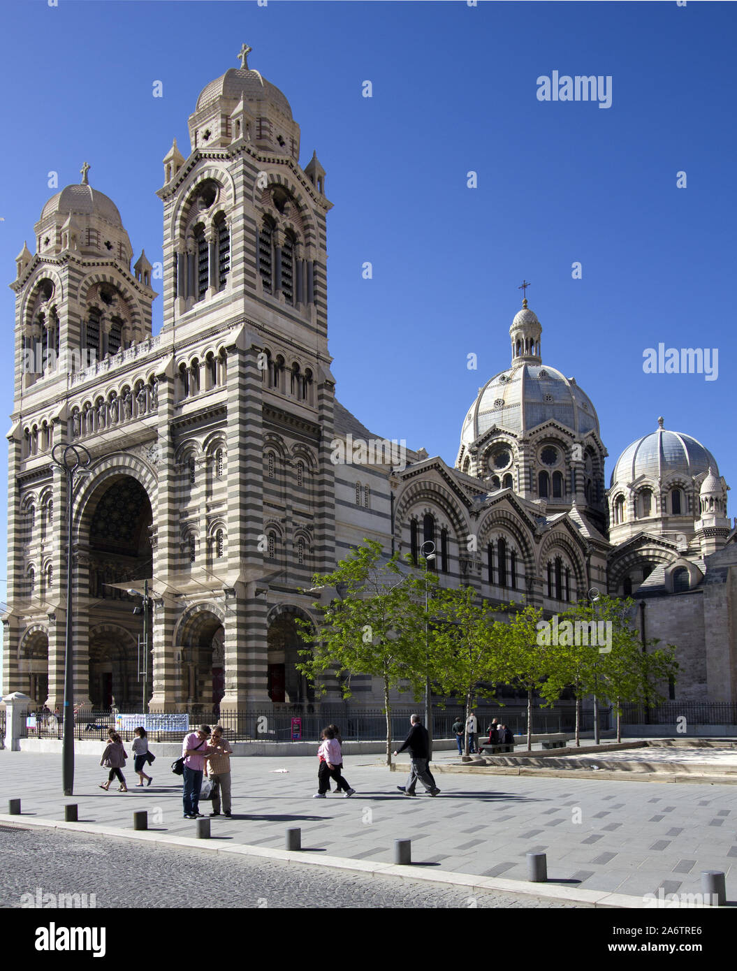 La Cathédrale de Sainte Marie Majeure, Marseille, France Banque D'Images