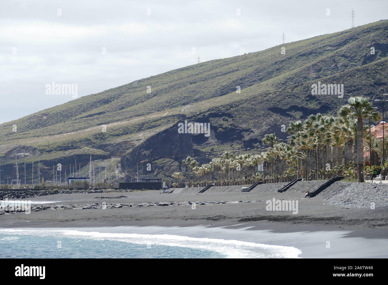 Photo Photo de la magnifique côte de l'océan Vue de Tenerife Banque D'Images