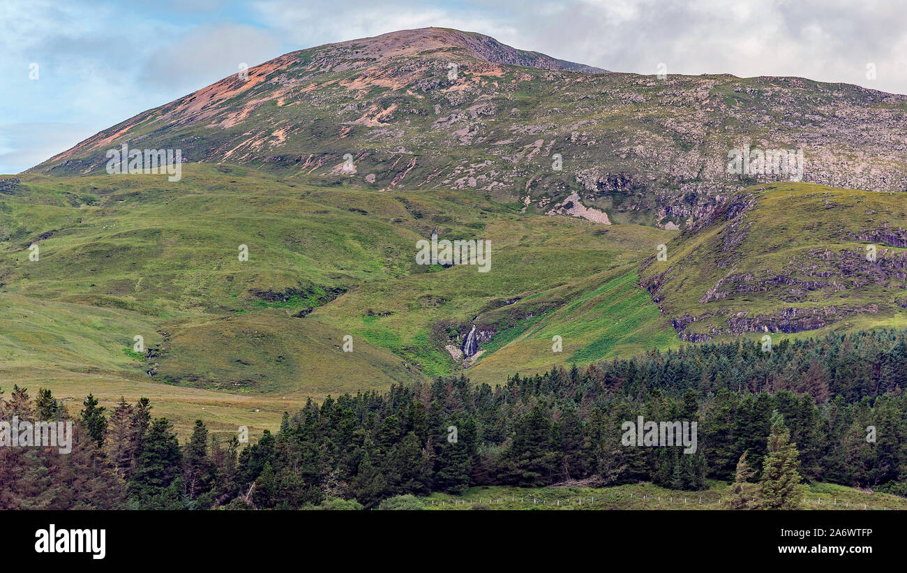 Highland mountain et d'eau, Isle of Skye Banque D'Images