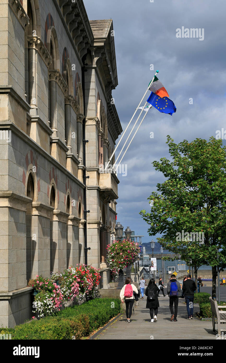 Mairie, Dun Laoghaire, comté de Dublin, Irlande Banque D'Images