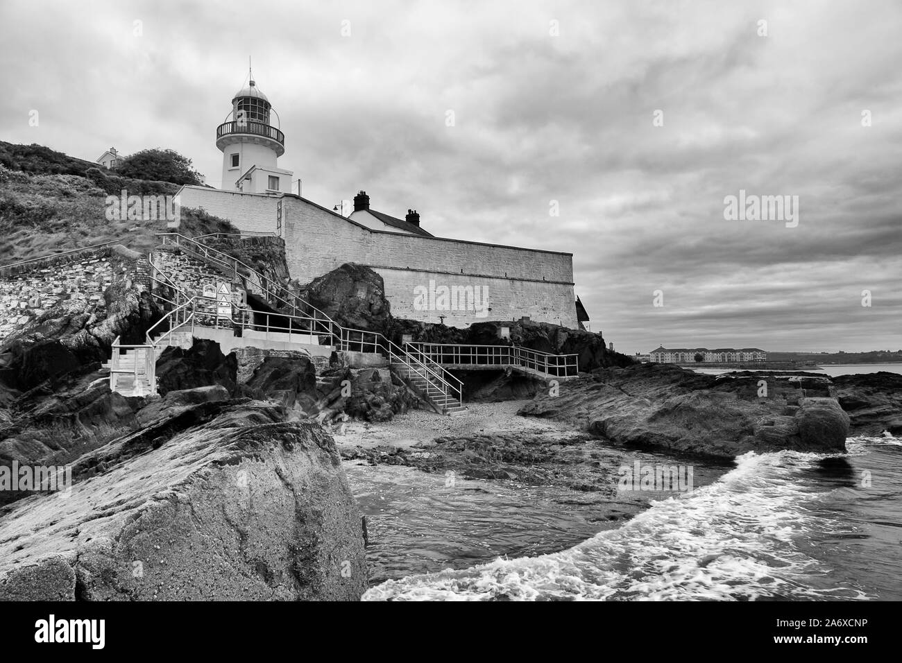 Phare de Youghal, comté de Cork, Irlande Banque D'Images