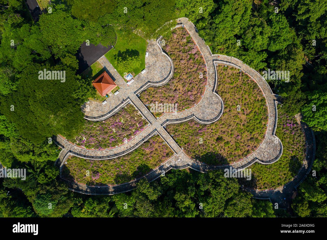 Telok Blangah Paysage de Hill Park, Singapore Banque D'Images