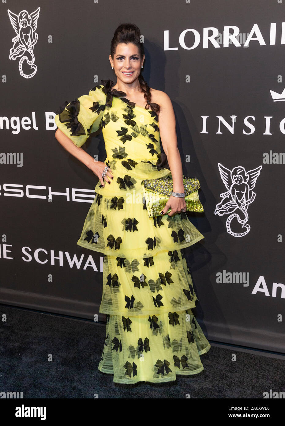 New York, NY - 28 octobre 2019 : Lizzie Asher assiste à l'Angel Ball 2019 organisé par Gabrielle's Angel Foundation au Cipriani Wall Street Banque D'Images