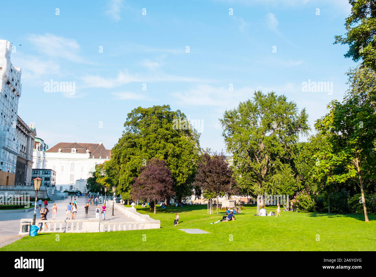 Burggarten, vieille ville, Vienne, Autriche Banque D'Images