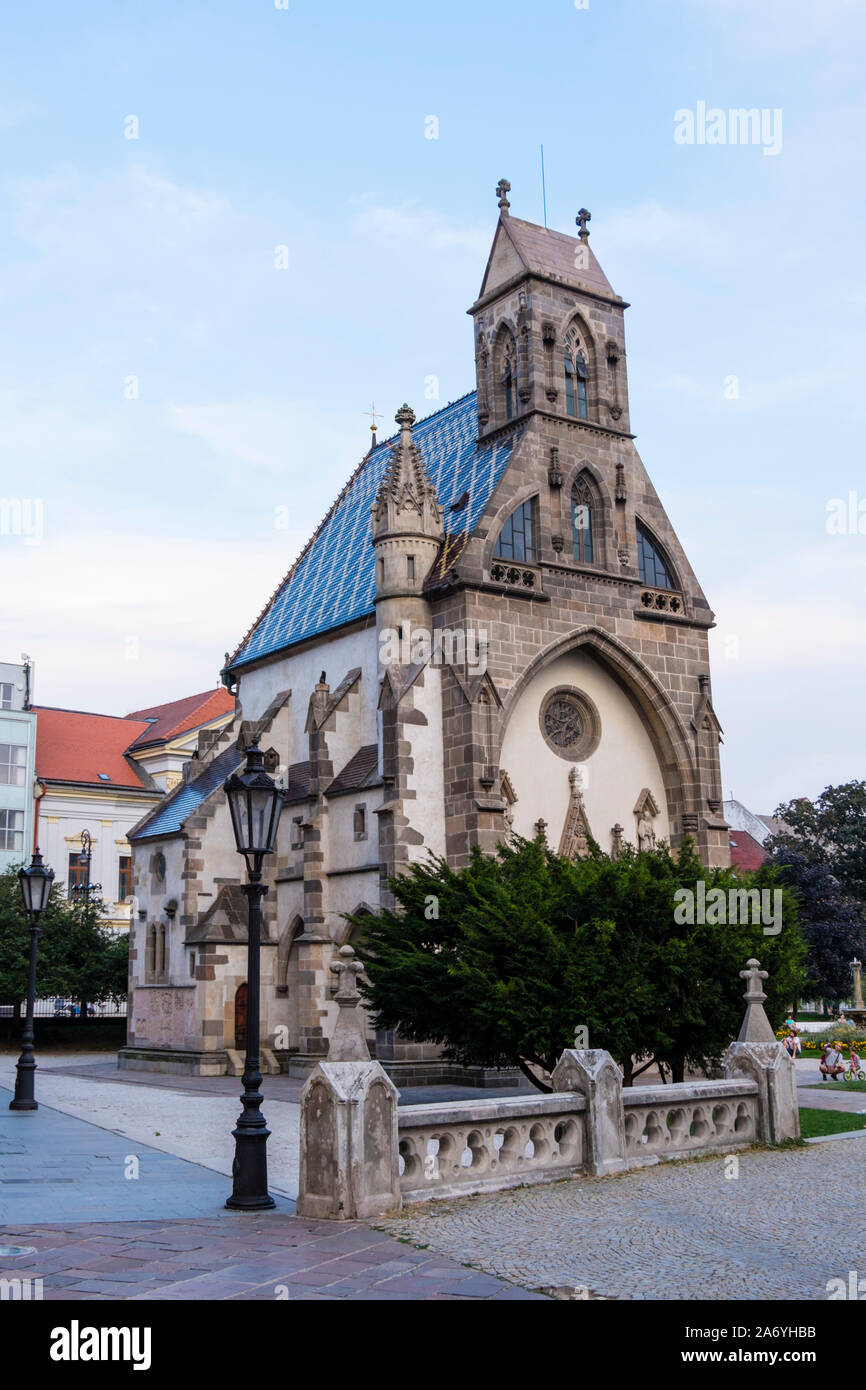 Kaplnka svateho Michala, St Michael's Chapel, Hlavna, Kosice, Slovaquie Banque D'Images