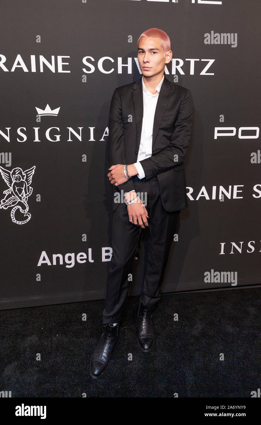 New York, USA. 28 Oct, 2019. Evan Mock assiste à l'Angel Ball 2019 organisé par Gabrielle's Angel Foundation au Cipriani Wall Street (photo de Lev Radin/Pacific Press) Credit : Pacific Press Agency/Alamy Live News Banque D'Images