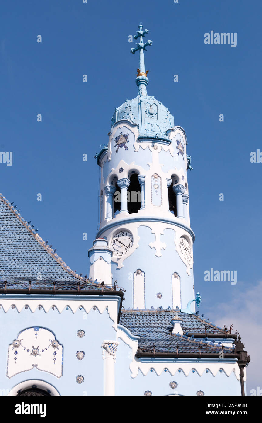 L'église de Sainte Elisabeth, connue aussi sous le nom de Église à Bratislava, Slovaquie. Banque D'Images