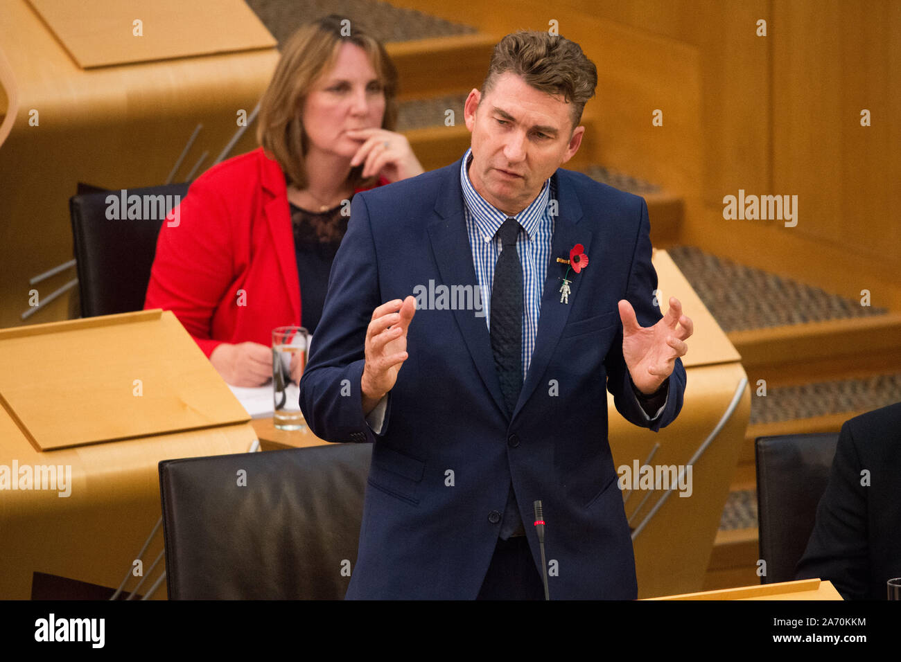 Paris, 29 octobre 2019.Photo : Brian Whittle MSP MSP - pour la santé et le bien-être. Crédit : Colin Fisher/Alamy Live News Banque D'Images