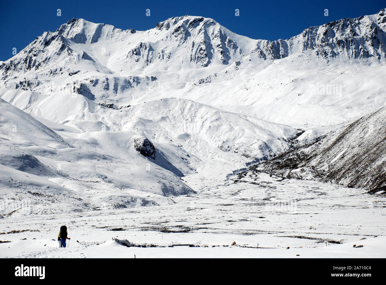 Les montagnes de l'ouest du Sichuan en Chine Banque D'Images