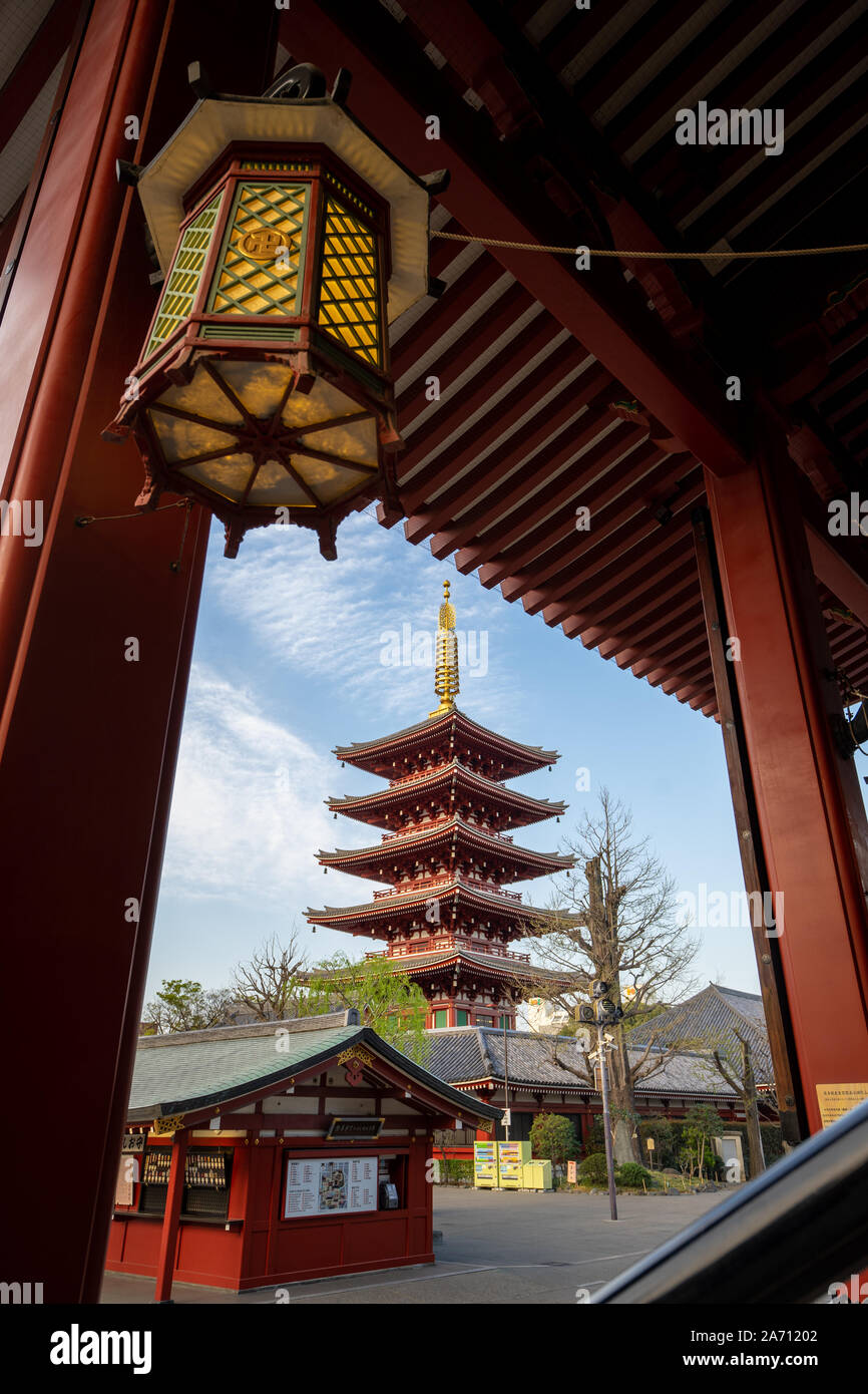 Temple Sensoji Banque D'Images