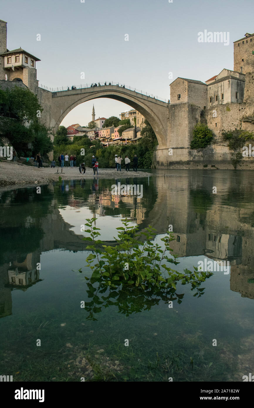 Vieux Pont, Mostar Banque D'Images