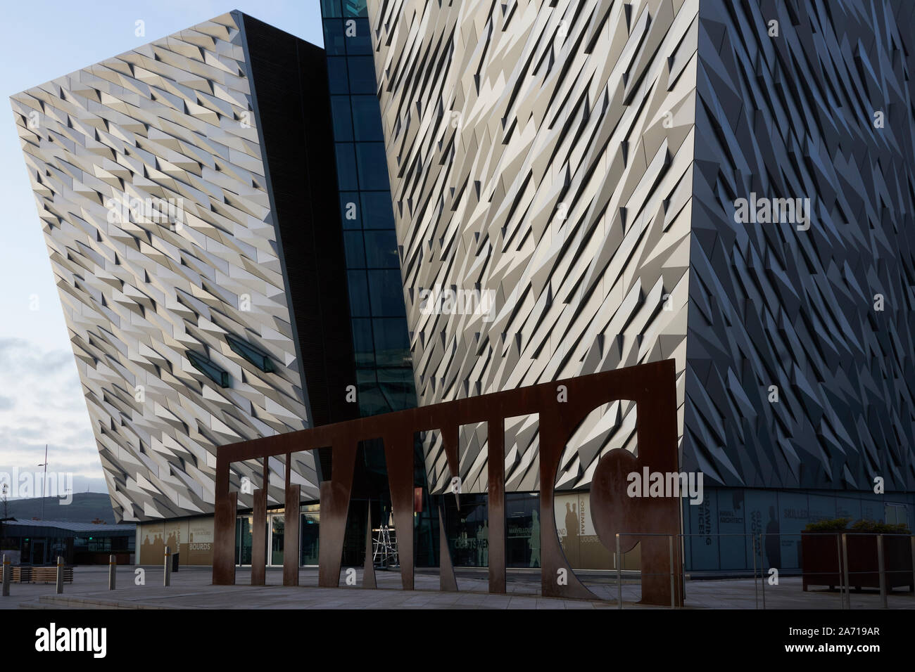 Le Titanic Centre, Belfast, Irlande du Nord, Royaume-Uni Banque D'Images