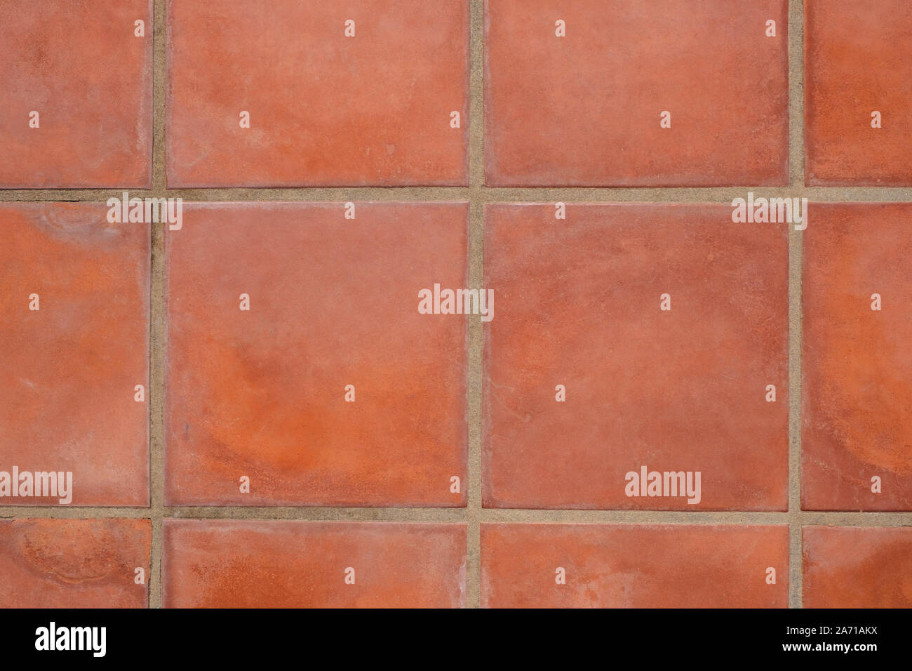 Carrelage en terre cuite tuiles en terre cuite - fond closeup Banque D'Images