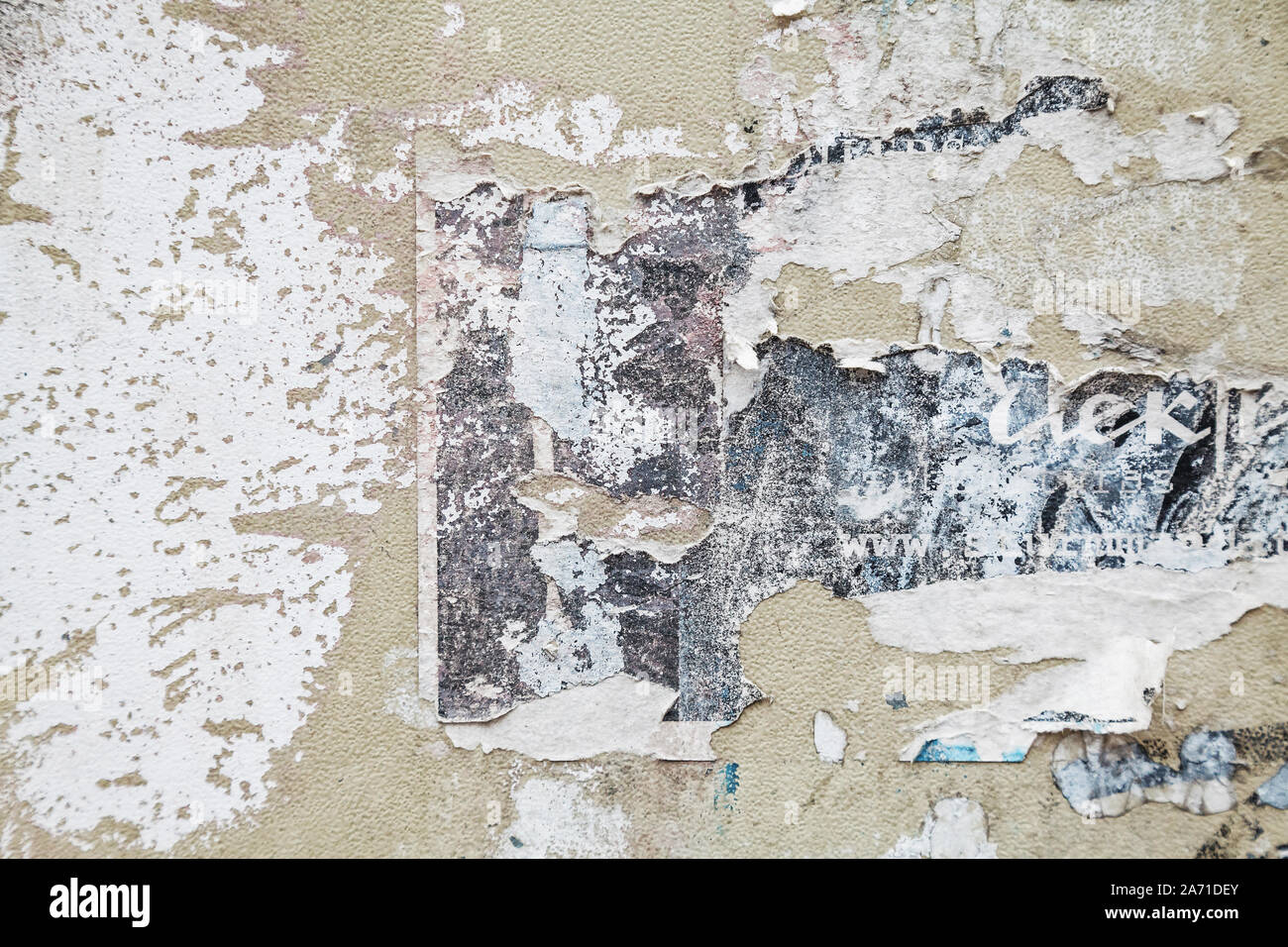 De papier déchiré poster une texture grunge Banque D'Images