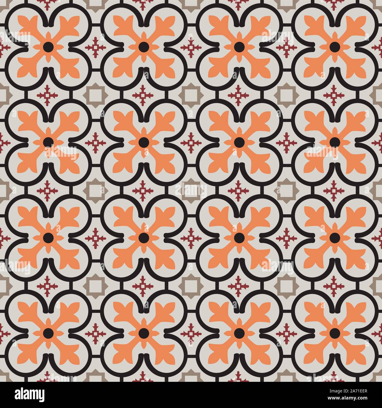 Orange et bleu, motifs géométriques transparente textures vintage. Illustration de Vecteur