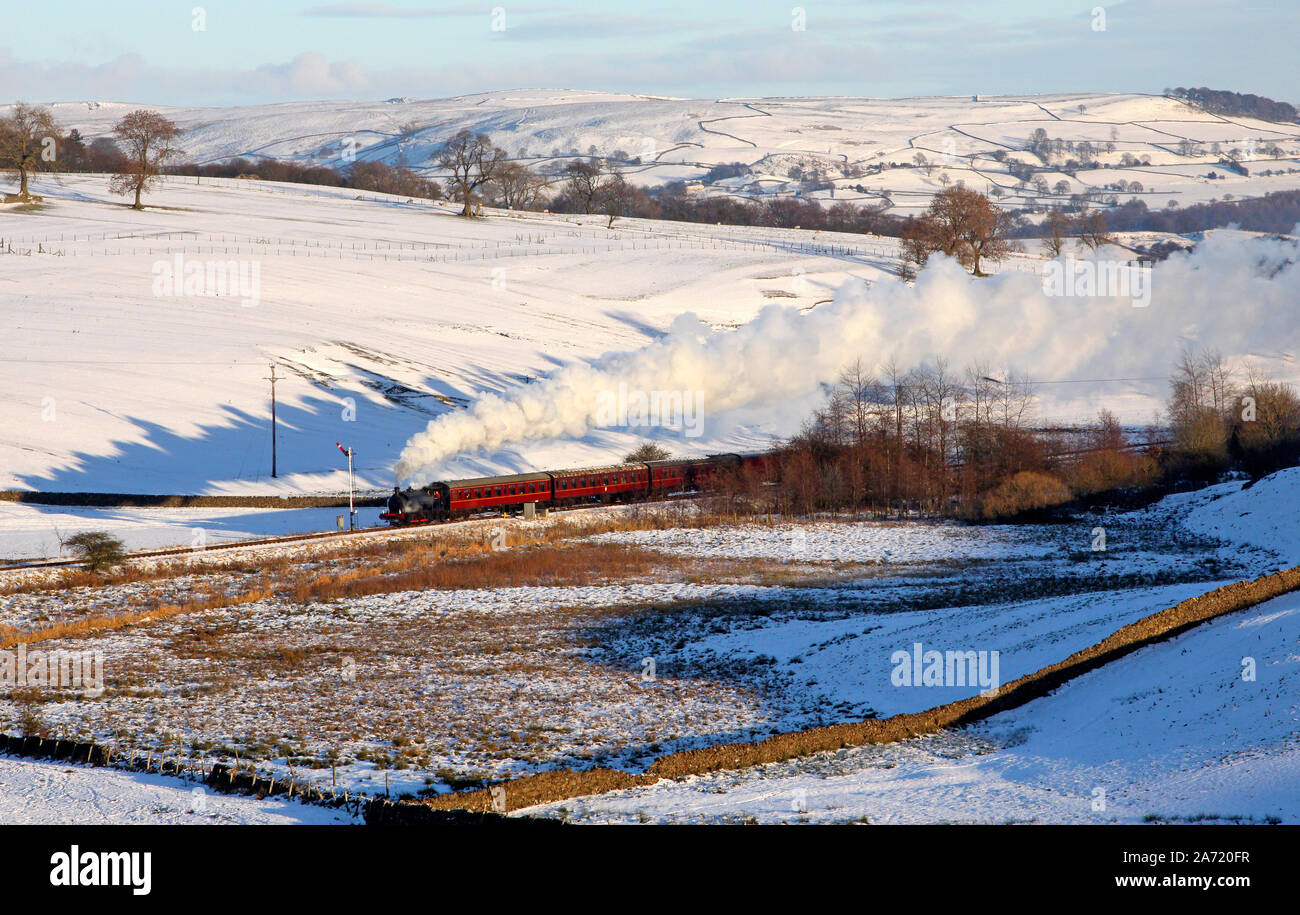 Des têtes de 'Darfield le long de l'abbaye de Bolton et Embsay railway près de Stoneacre boucle. Banque D'Images