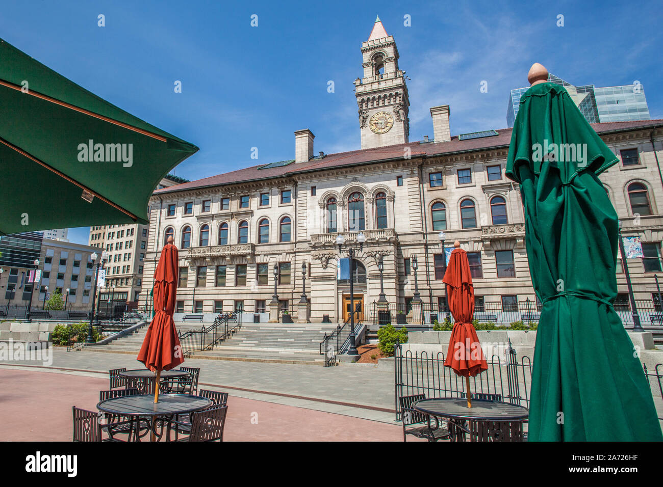 Commune de Worcester et l'Hôtel de Ville Banque D'Images