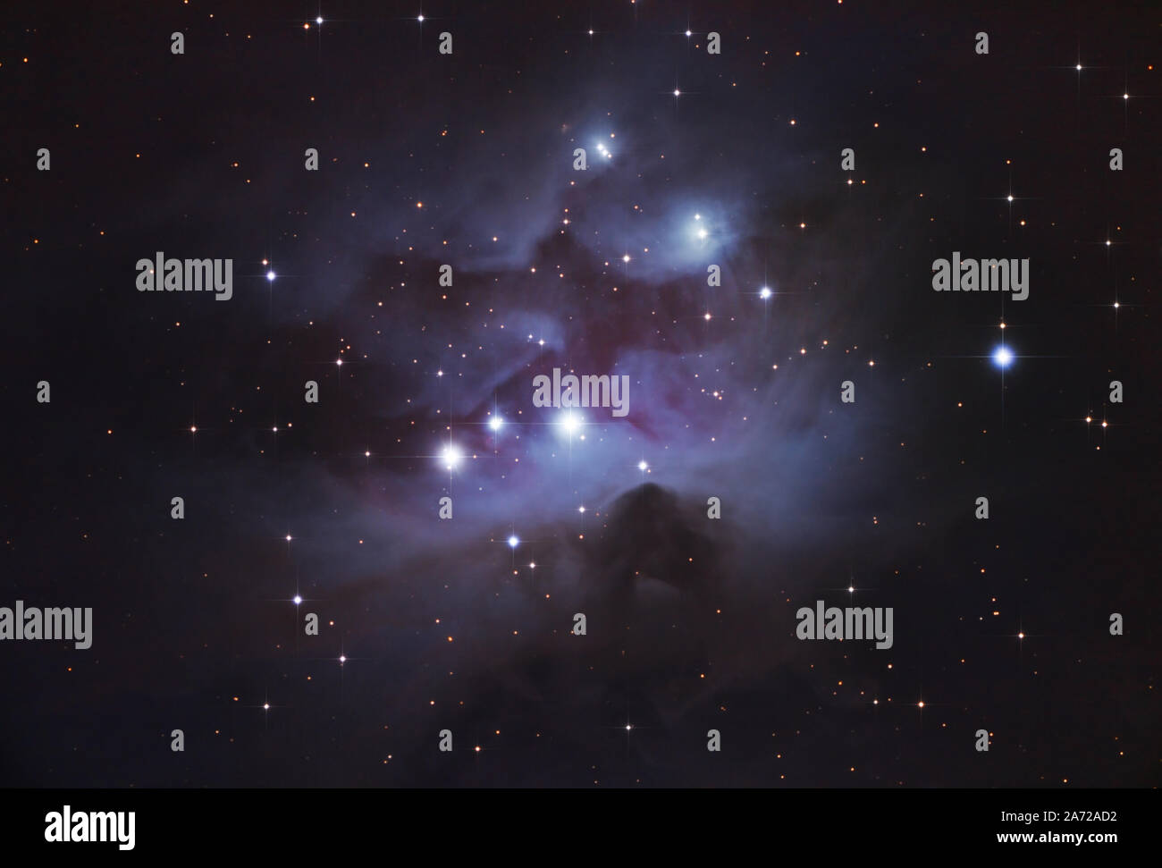 L'homme qui court dans la constellation Orion Nebula Banque D'Images