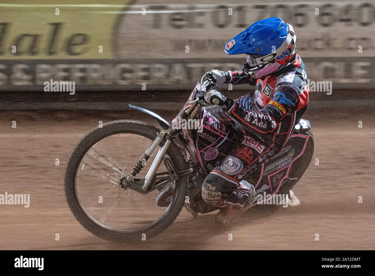 Manchester, UK. 29 Oct, 2019. MANCHESTER, Angleterre 29 octobre Leon Flint en action pendant le Belle Vue Colts v Leicester des lionceaux, SGB Ligue Nationale KO (2e finale de Coupe de la jambe) sur le Stade National Speedway, Manchester, mardi 29 octobre 2019 (Photo : Ian Charles | MI News) © MI News Crédit : MI News & Sport /Alamy Live News Banque D'Images