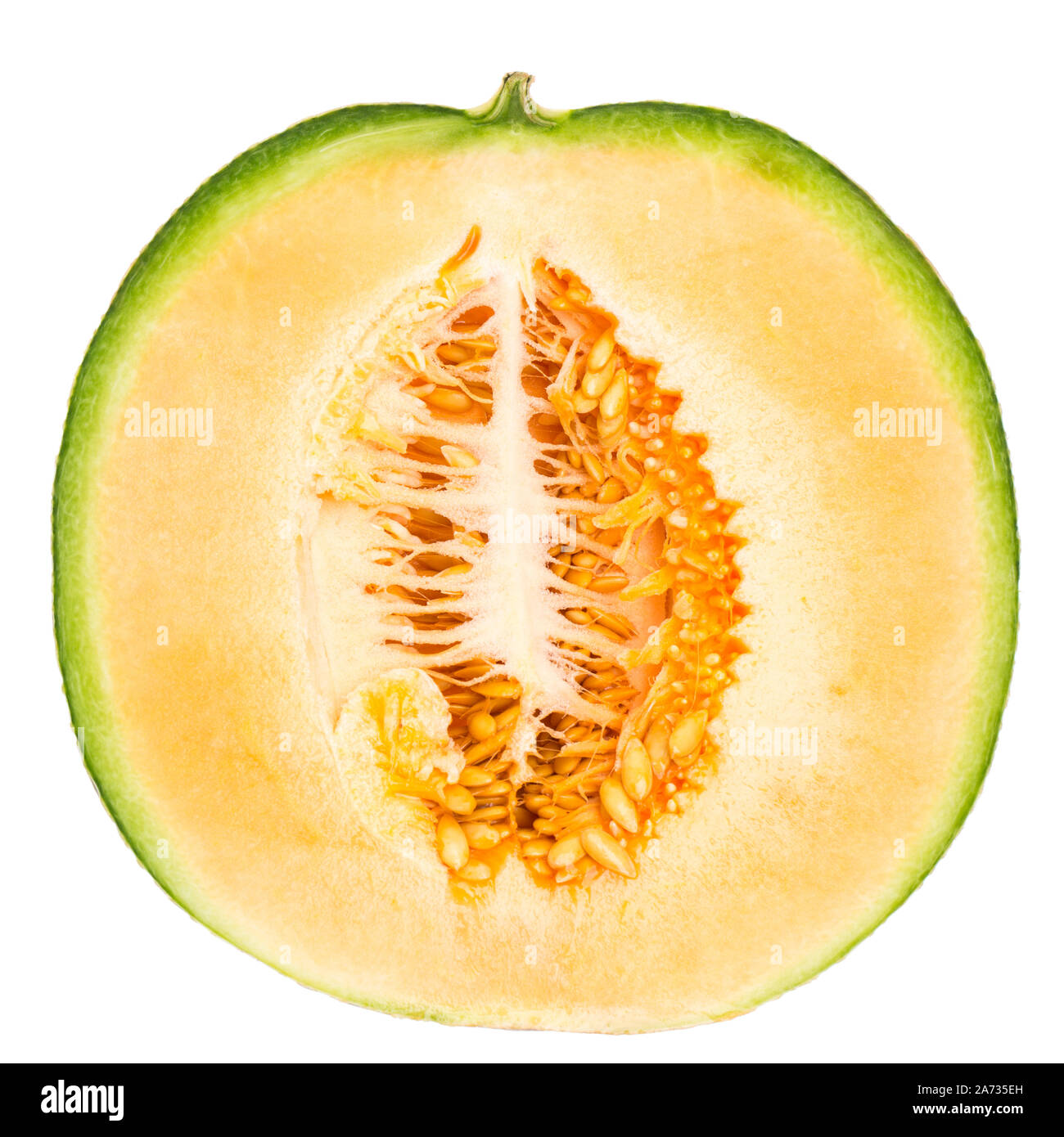 Melons sucre sur fond blanc Banque d'images détourées Alamy