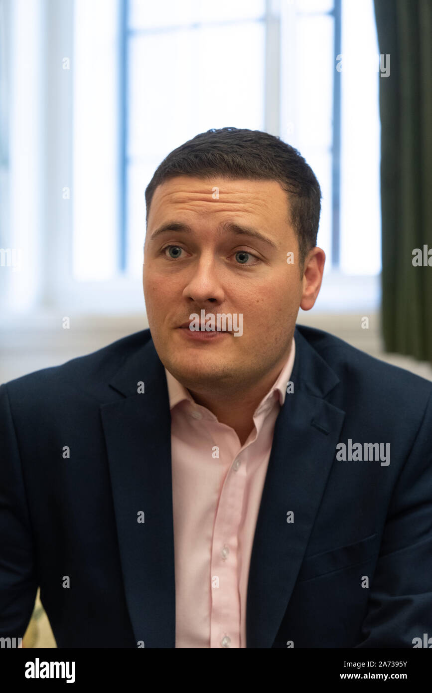 Wes Streeting, secrétaire d'État à la santé et aux services sociaux depuis juillet 2024. Député (travailliste) d'Ilford North depuis 2015. Banque D'Images