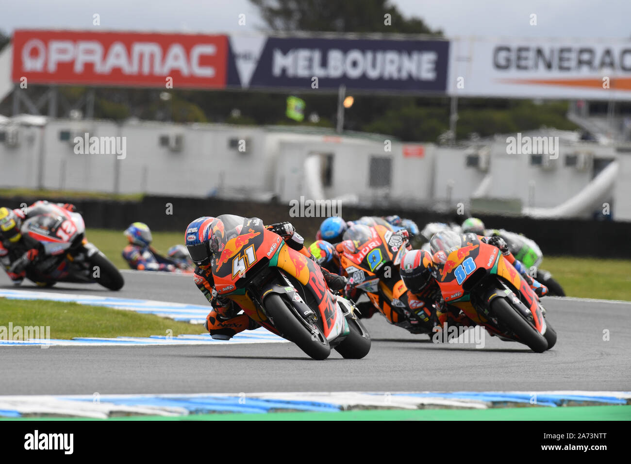 Aleix Espargaro, MotoGP Aprilia Racing Team GRESINI. Generac Pramac MotoGP Grand Prix Moto d'Australie 2019 Phillip Island Grand Prix circuit, Banque D'Images