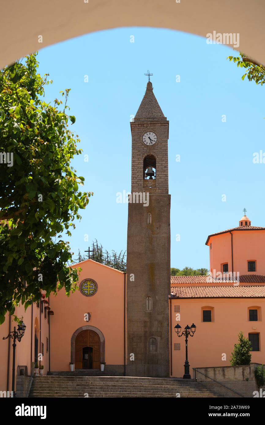 Église catholique de Fonni - Chiesa di San Giovanni Battista en Sardaigne Italie centrale Banque D'Images