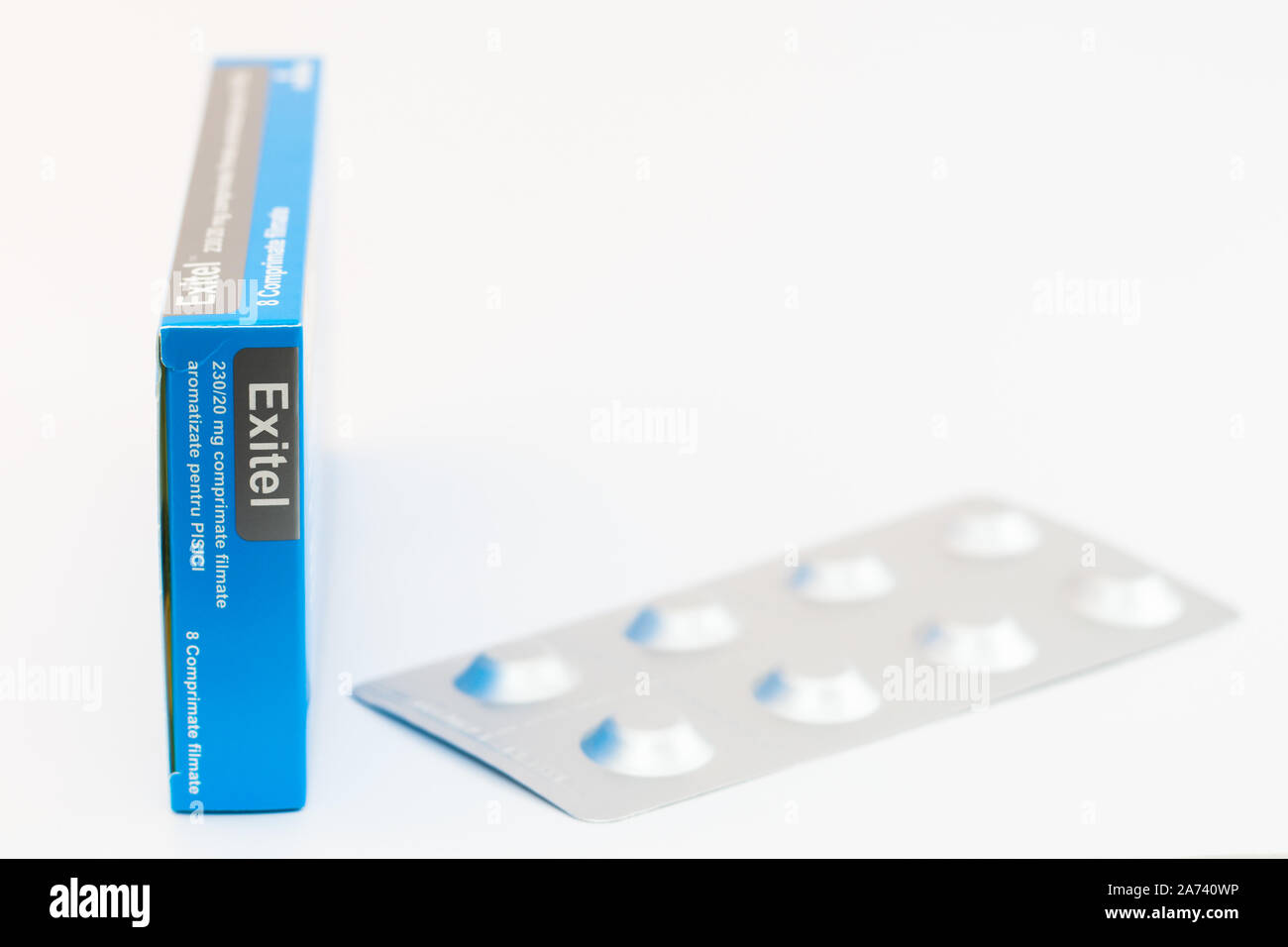 Cluj Napoca Roumanie 10 2419 Clavaseptin Comprimes Pour Chiens Et Chats Produit Par Vetoquinol Antibiotiques Par Voie Orale Photo Stock Alamy