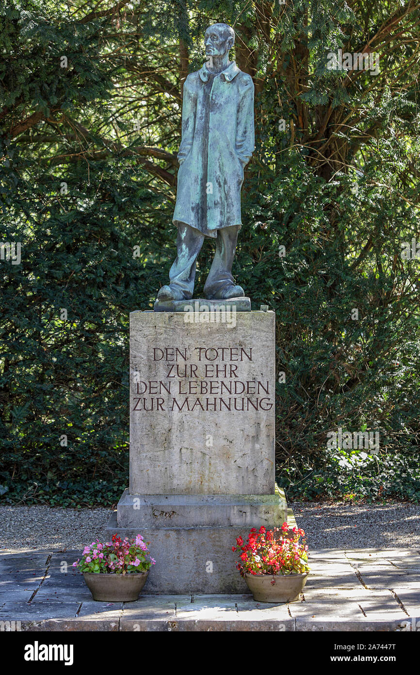 Cette image est attribuée à un aspect interne de Camp de concentration de Dachau, il est l'un des nombreux photographes en ce qui concerne la bibliothèque de Dachau. Banque D'Images