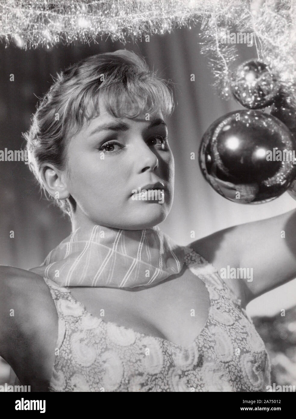 Susanne Cramer, deutsche Schauspielerin 1950er Jahre, Deutschland. L'actrice allemande Susanne Cramer, l'Allemagne des années 1950. Banque D'Images