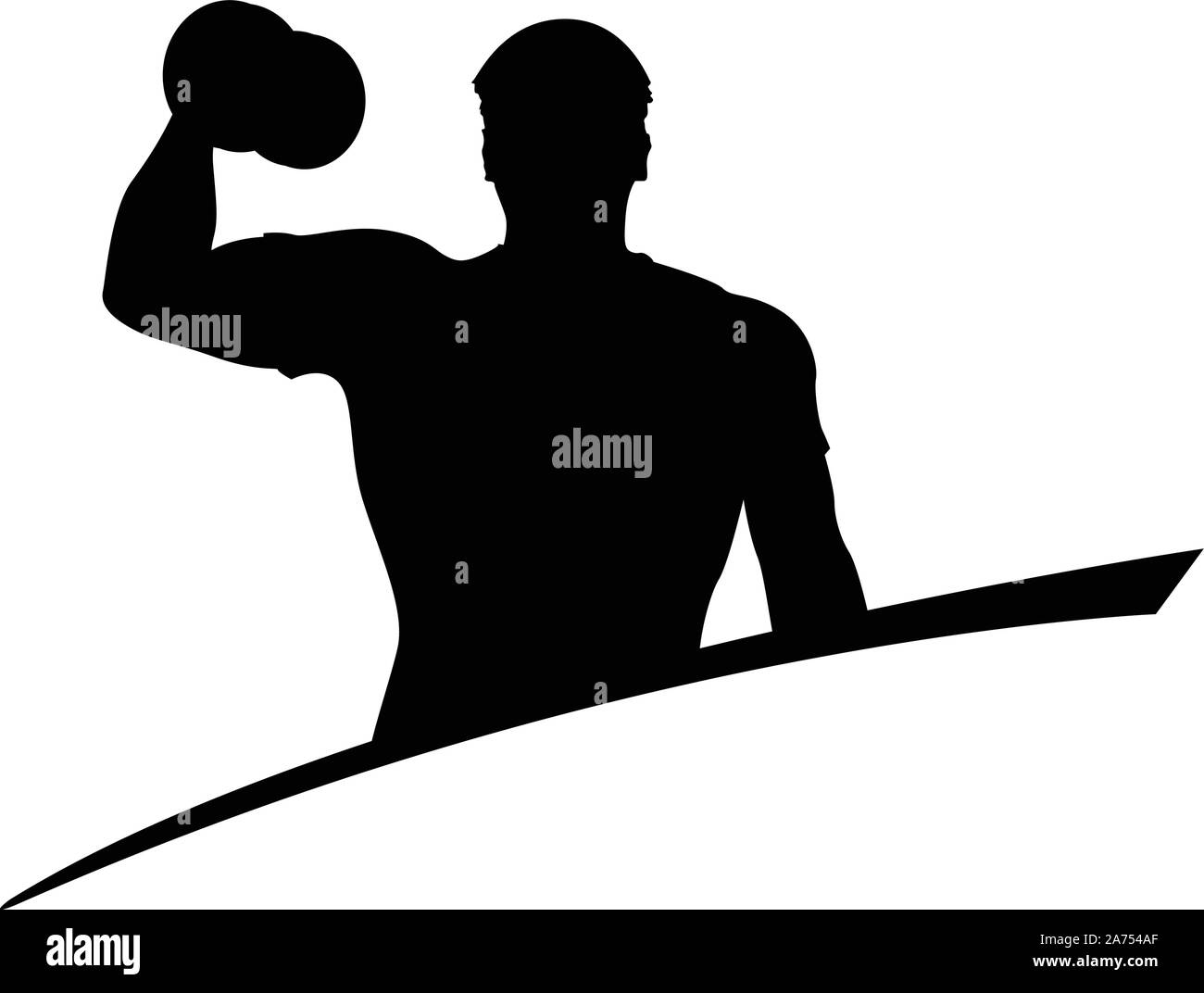 Le sport vecteur silhouette Illustration de Vecteur